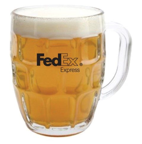 כוסות בירה עם לוגו