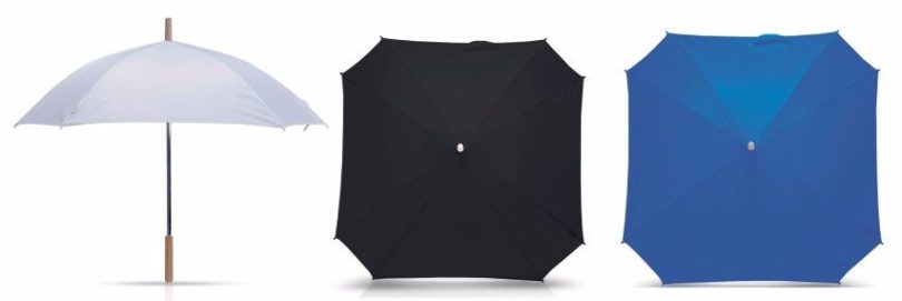 מטריות מרובעות עם לוגו לפרסום